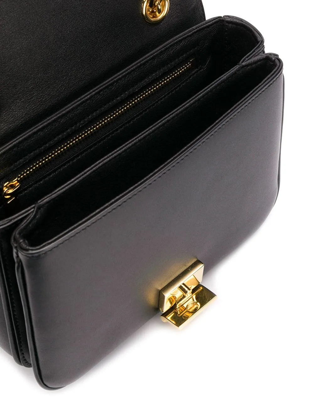 Mini C Black Crossbody Bag