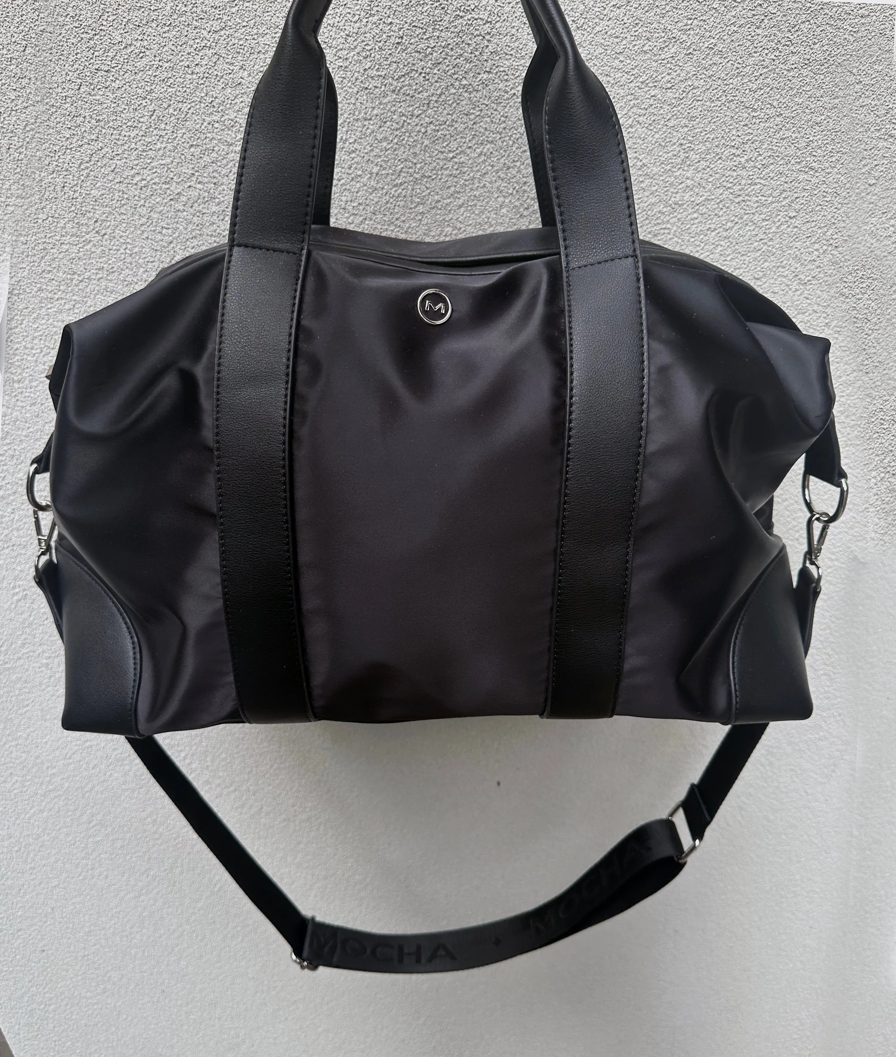 Mocha Ebby Weekender Tote Bag - Black