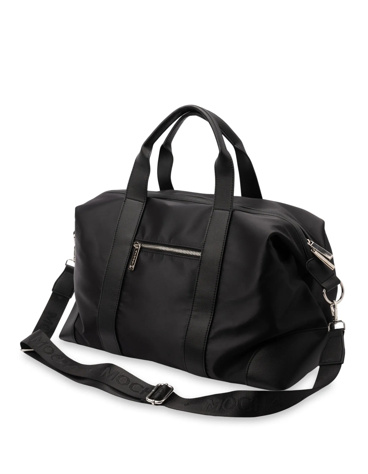 Mocha Ebby Weekender Tote Bag - Black