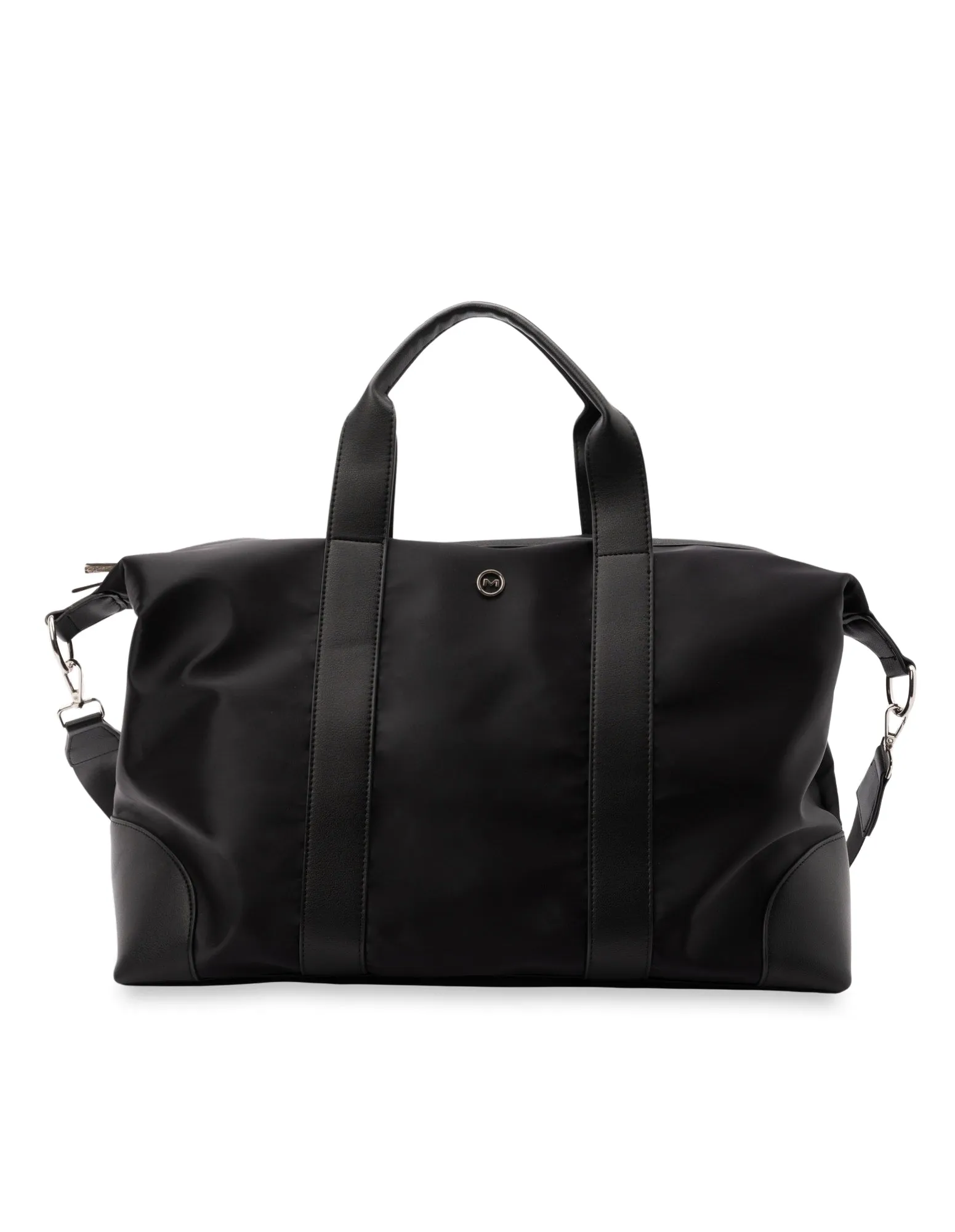 Mocha Ebby Weekender Tote Bag - Black
