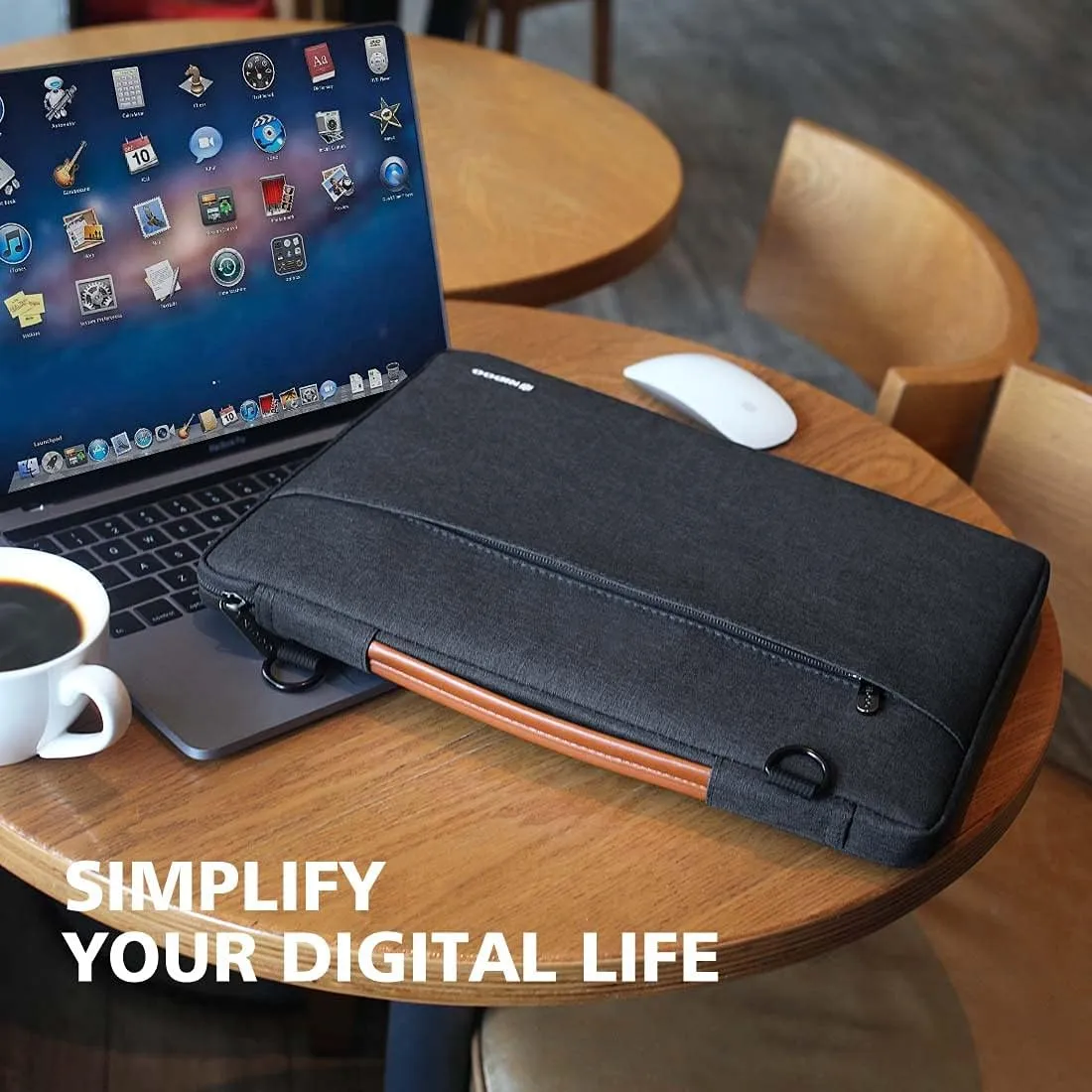 NIDOO 17.3 inch Laptop Sleeve Case Notebook Shoulder Bag Carrying Bag Water-Resistant Handbag for 17.3" Gaming Pavilion 17 / P73 P17 / Inspiron 17 / G7 17 / Precision 17 7740 7750 / Chromebook 317
