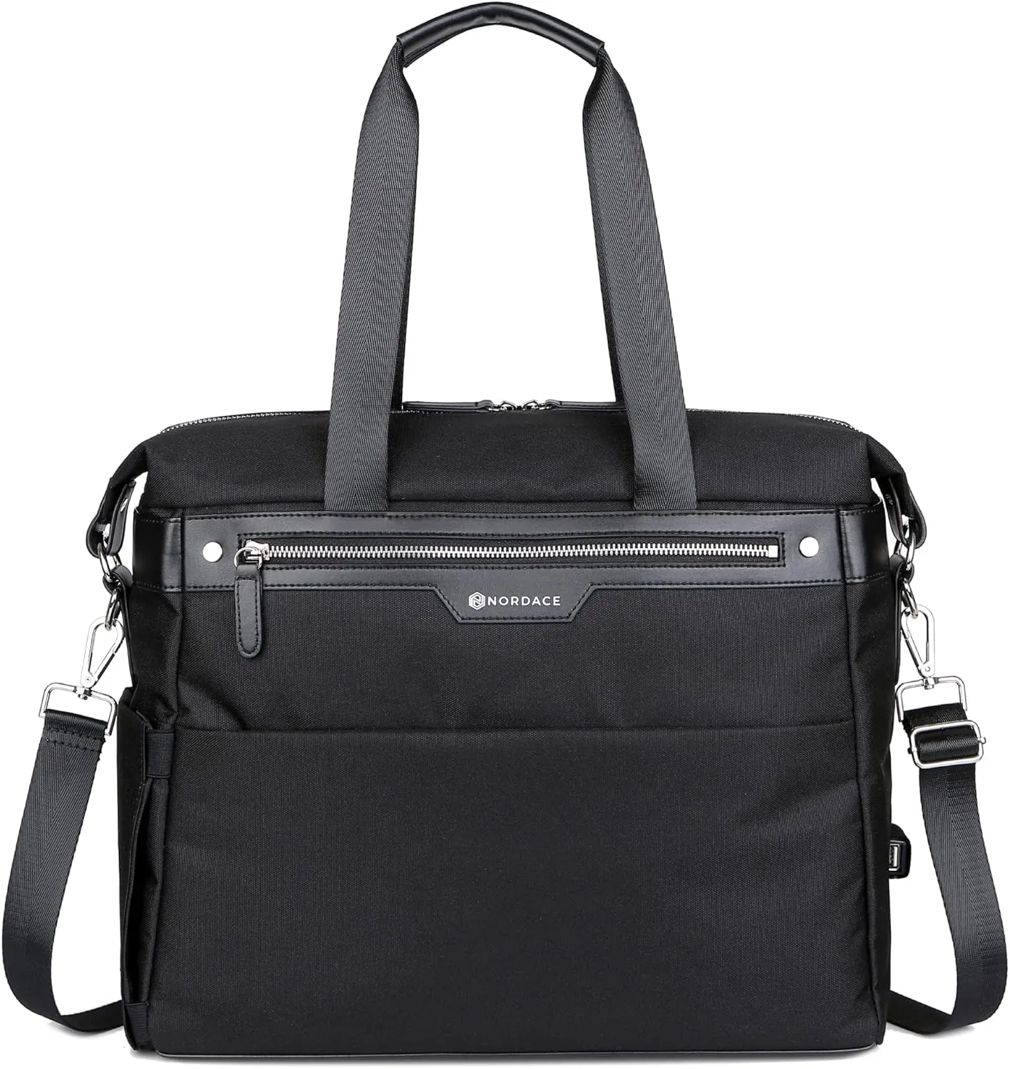 Nordace Hinz  Tote Bag For Travel & Work for Men and Women with USB Charging Port, Water Resistant - Bookbag for Everyday