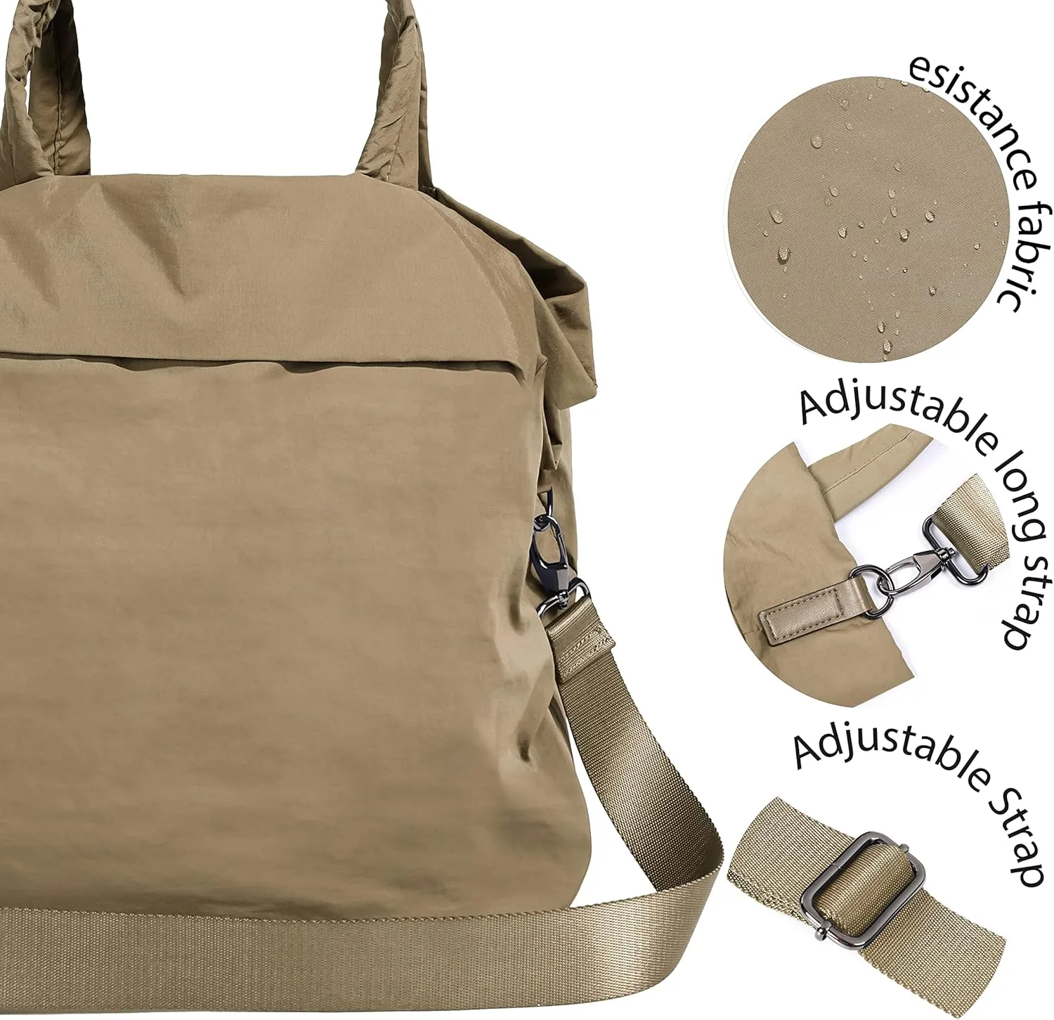 ODODOS 19L Multi Hobo Bags 2.0 with 2 Straps for Women, Totes Handbags, Crossbody Shoulder Bags