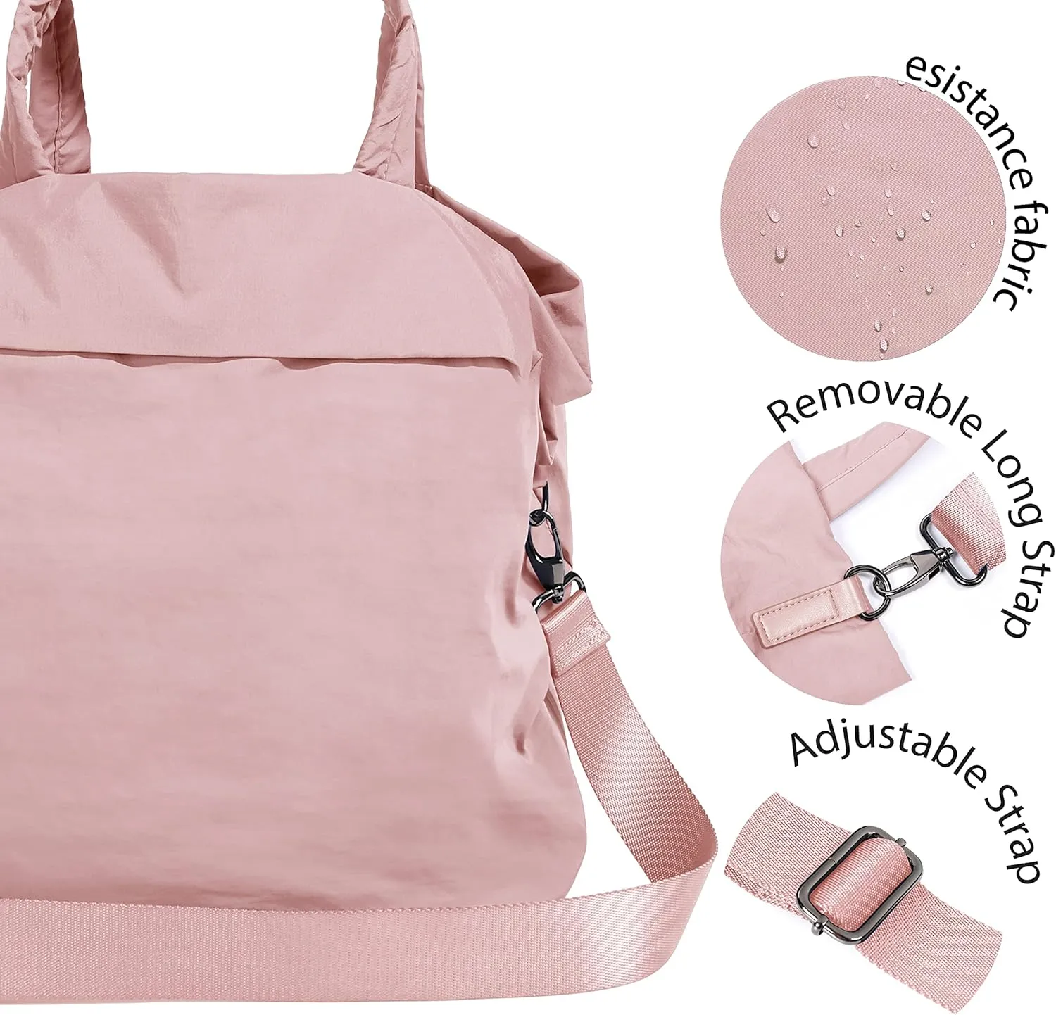 ODODOS 19L Multi Hobo Bags 2.0 with 2 Straps for Women, Totes Handbags, Crossbody Shoulder Bags
