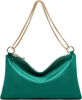 oscaurt Women's Evening Handbag Satin Shoulder Bag Purse for Prom Engagement Cocktail Party Wedding