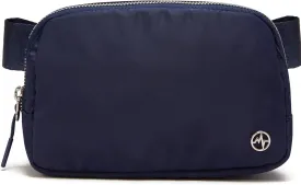 Pander Unisex Belt Bag Fanny Pack for Women with Adjustable Strap, Small Waist Pouch for Workout Running Traveling Hiking