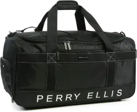 Perry Ellis 22" Weekender Duffel Bag, Black, One Size