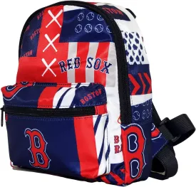 Pro Specialties Group Boston Red Sox Mini Backpack, Licensed Gift Merch for Red Sox Fans, (Street Series Adult Bags) Ideal small backpack Waterproof, and trendy, Boston Merchandise for Women