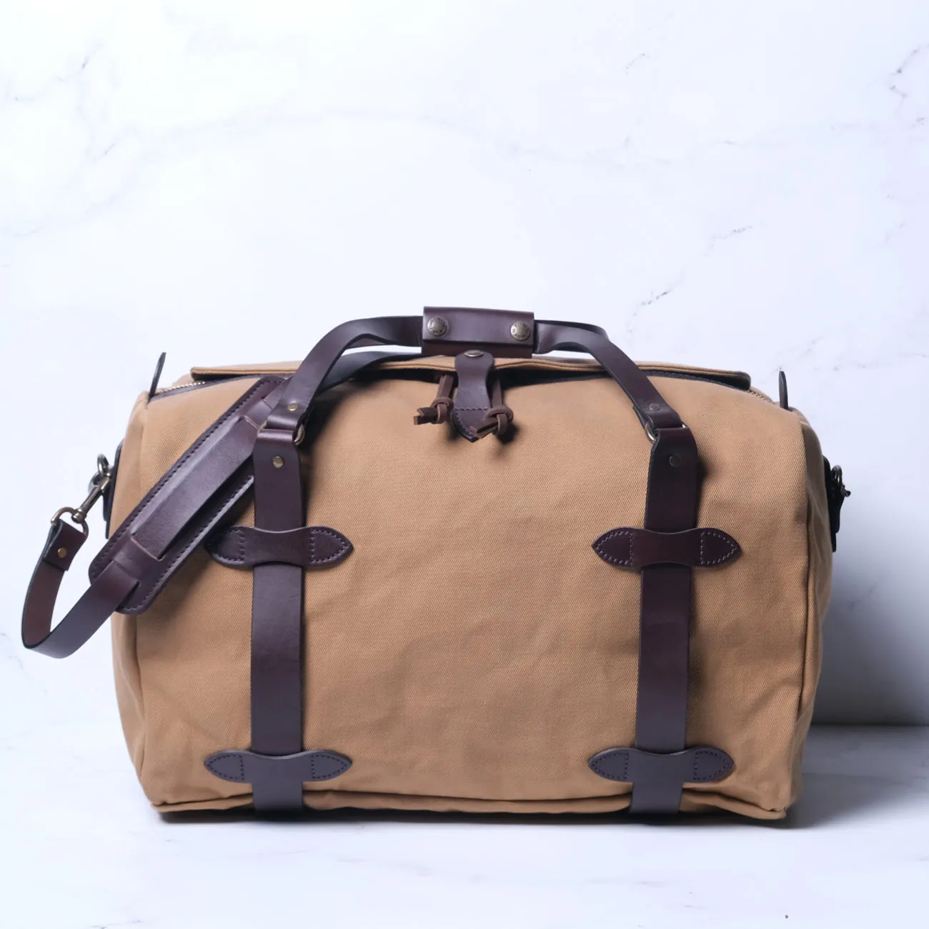 Rugged Twill Medium Duffle - Tan