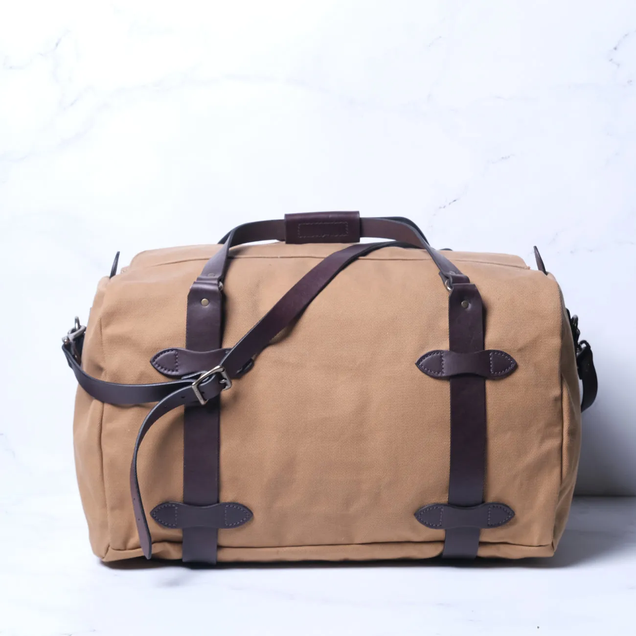 Rugged Twill Medium Duffle - Tan