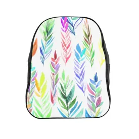 School Backpack Colorful Branches