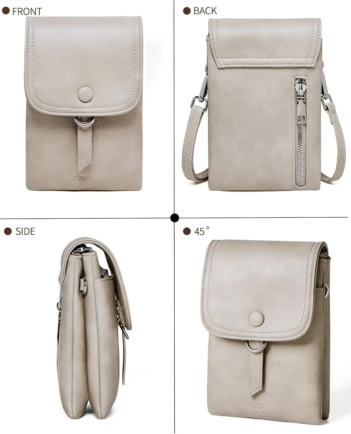Small Crossbody Bags for women,Soft Leather Cell Phone Purse Lightweight,Little Crossbody Purses Women Trendy with Card slots