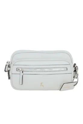 ‘Sogno di Cuoio’ Compact Twin Zip Crossbody Bag