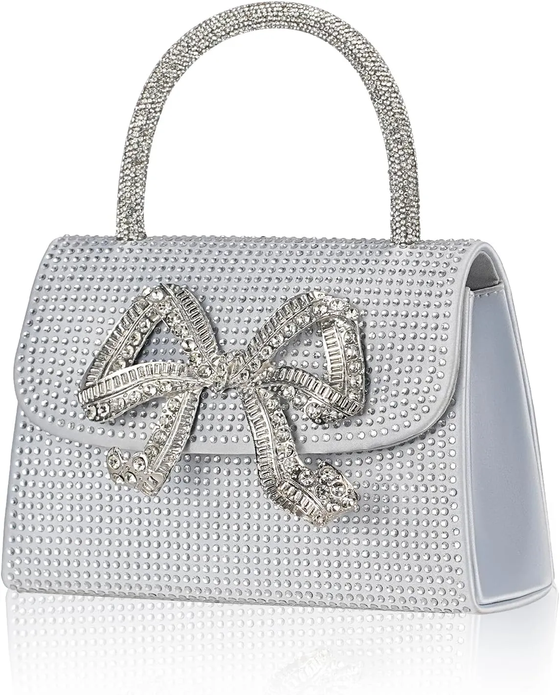 Sparkling Evening Clutches for Women Top Handle Rhinestone Handbags Ladies Luxury Cocktail Party Bling Chain Satche