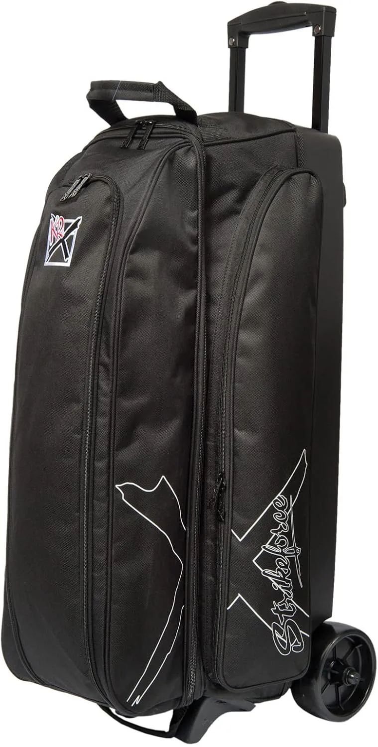 Strikeforce Hybrid X 3-Ball Roller Bowling Bag Black