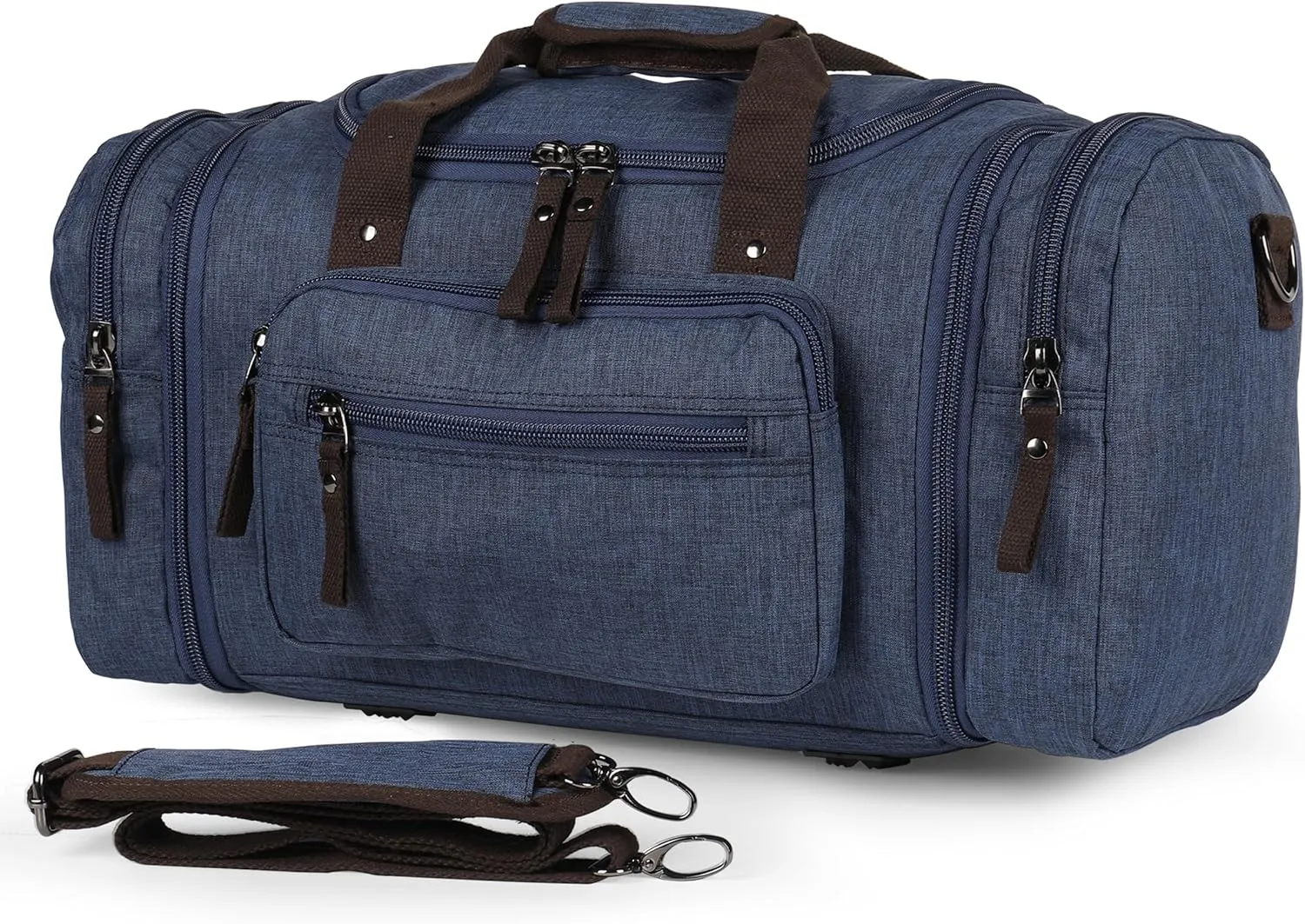 Stylish Duffle Bag for Travel  Expandable to 40L Lightweight and Waterproof Weekender Bag with Multiple Pockets and Adjustable Shoulder Strap for Men & Women  A Premium Carry On Duffle Bag