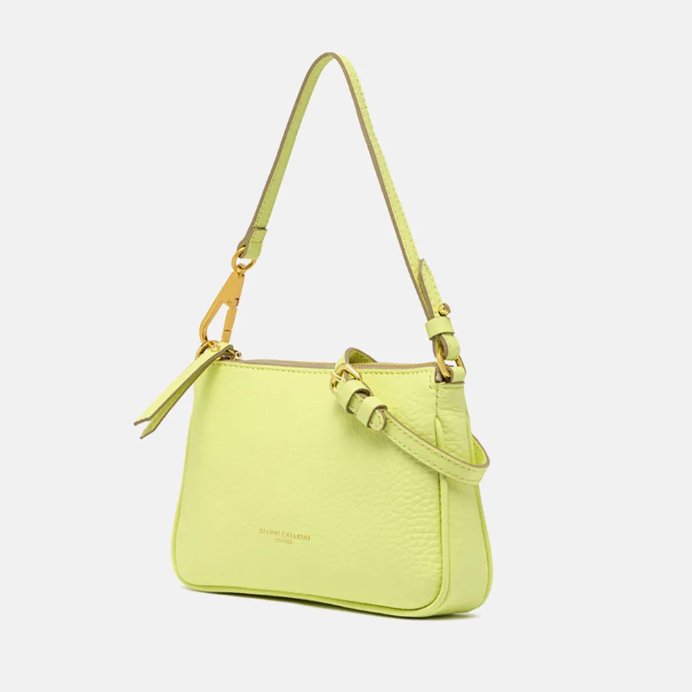 Sunny Yellow Leather Brooke Bag