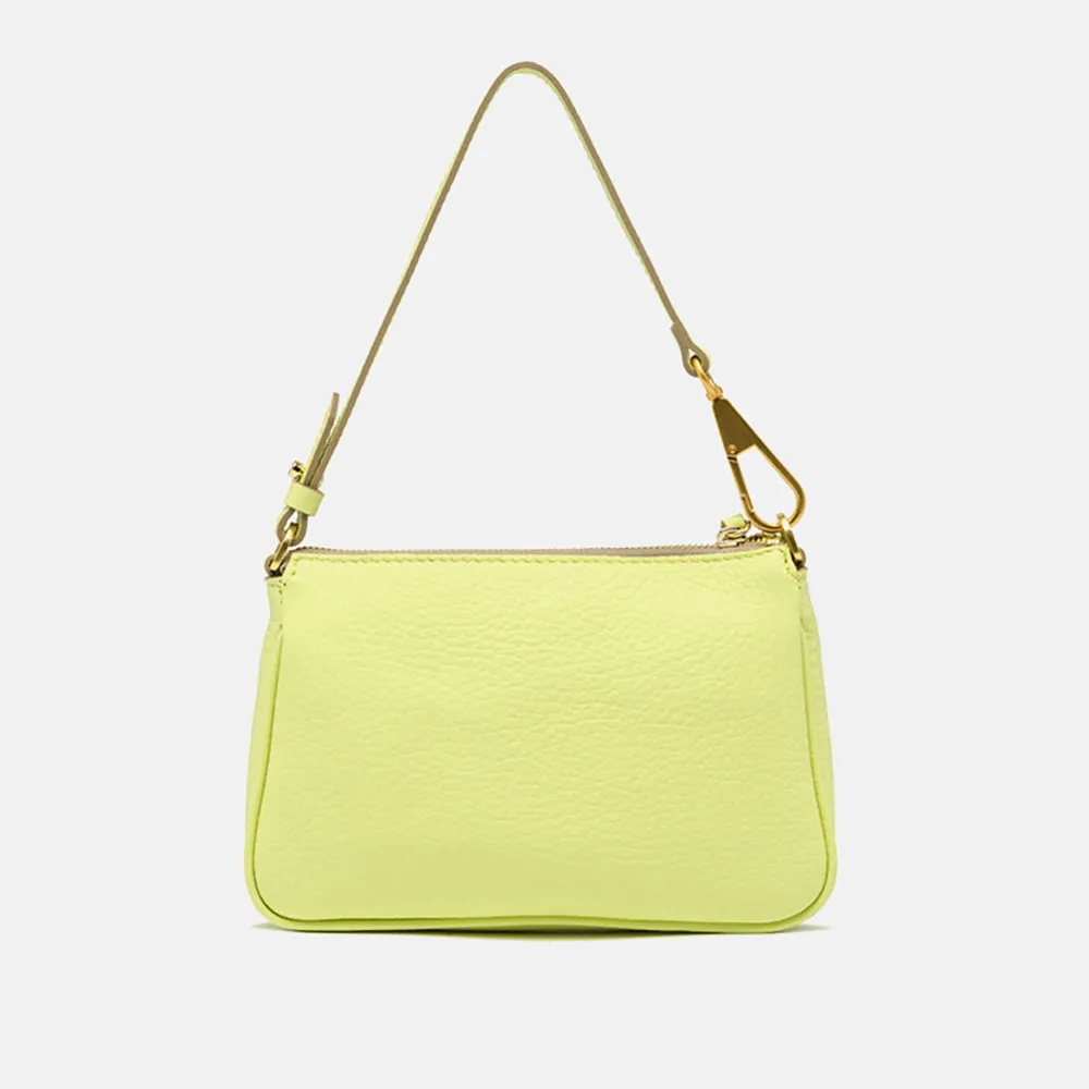 Sunny Yellow Leather Brooke Bag