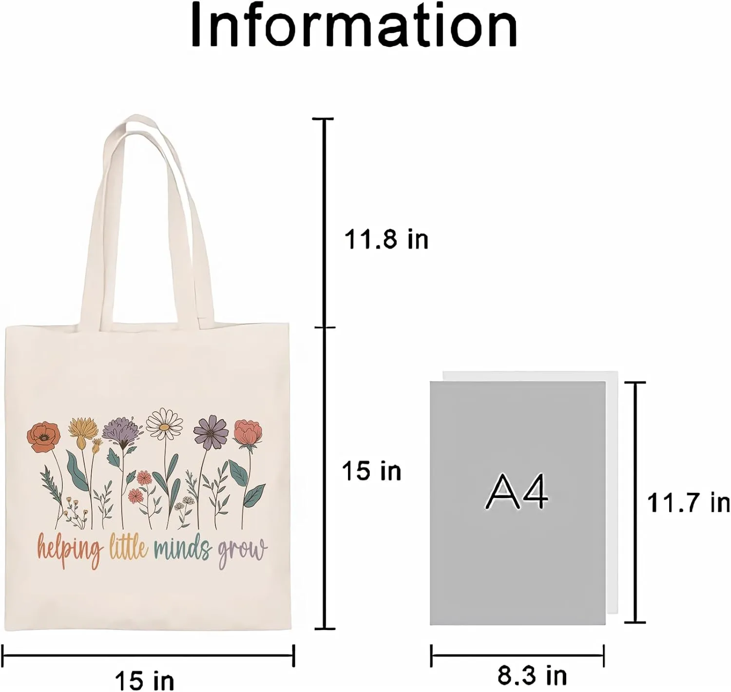Teacher Appreciation Gifts School Canvas Tote Bags Aesthetic Travel Beach Bag Summer Reusable Grocery Shopping Bag