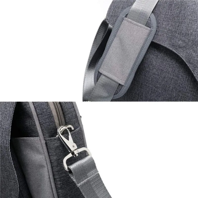 THE CLOWNFISH CoolBELL 15.6 inch Laptop Bag Single shoulder bag handbag (Grey)