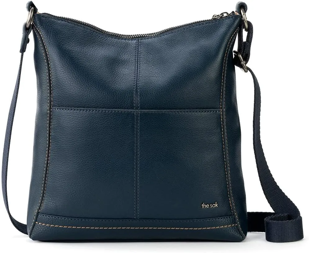 The Sak Lucia Leather Crossbody Purse - Premium Leather Women's Handbag for Everyday & Travel - Cross Body Bag With Zipper