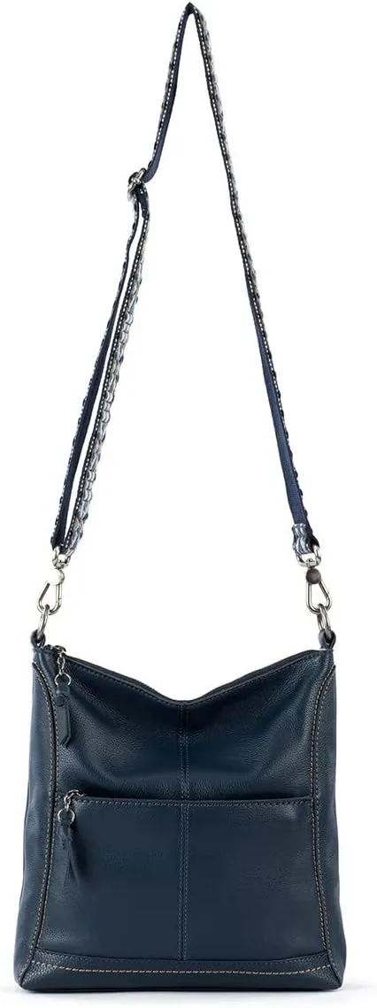 The Sak Lucia Leather Crossbody Purse - Premium Leather Women's Handbag for Everyday & Travel - Cross Body Bag With Zipper