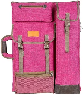 TRANSON Art Portfolio Case Artist Backpack Canvas Bag Large 26 x 19.5