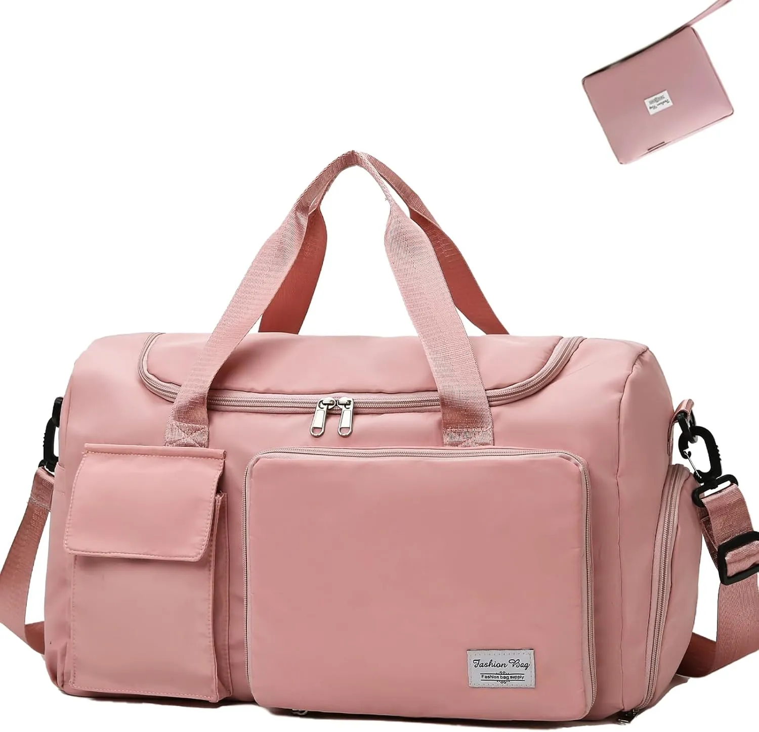Travel Duffel Tote Bag,Travel Weekender Overnight Bags Women Carry On Bag Totes for Airplanes,Sports Gym Duffle with Trolley Sleeve