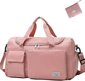 Travel Duffel Tote Bag,Travel Weekender Overnight Bags Women Carry On Bag Totes for Airplanes,Sports Gym Duffle with Trolley Sleeve
