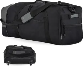 Travelers Club 32-inch Collapsible Expandble Travel Rolling Duffel Bag