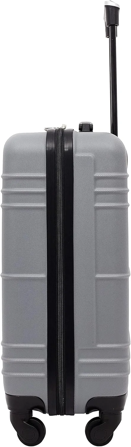 Travelers Club Richmond Spinner Luggage, Charcoal, Carry-On 22-Inch