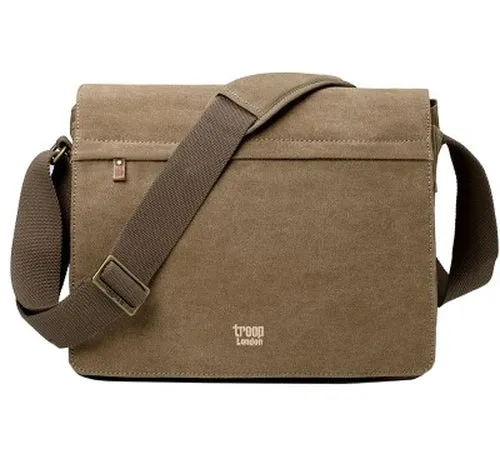 Troop Cotton Brown Laptop Messenger Bag
