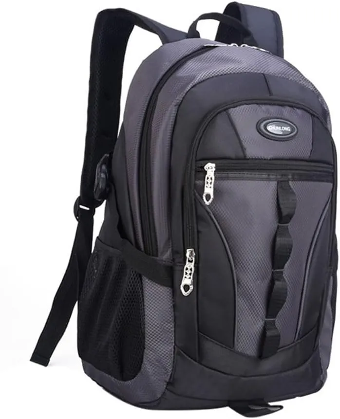 VIDOSCLA Teenage Boys Color-blocking Sports Kids Backpack Middle/High Schoolbag Elementary Student Bookbag for School Teen Boys Grey