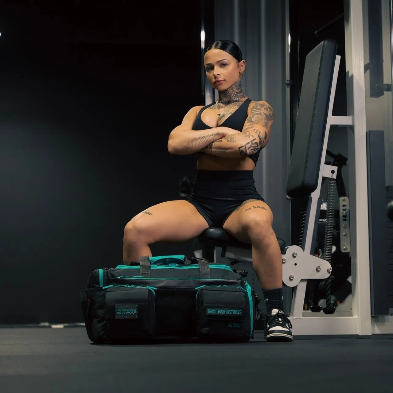 WOLFpak 40L Duffle Bag (Fierce Aqua)
