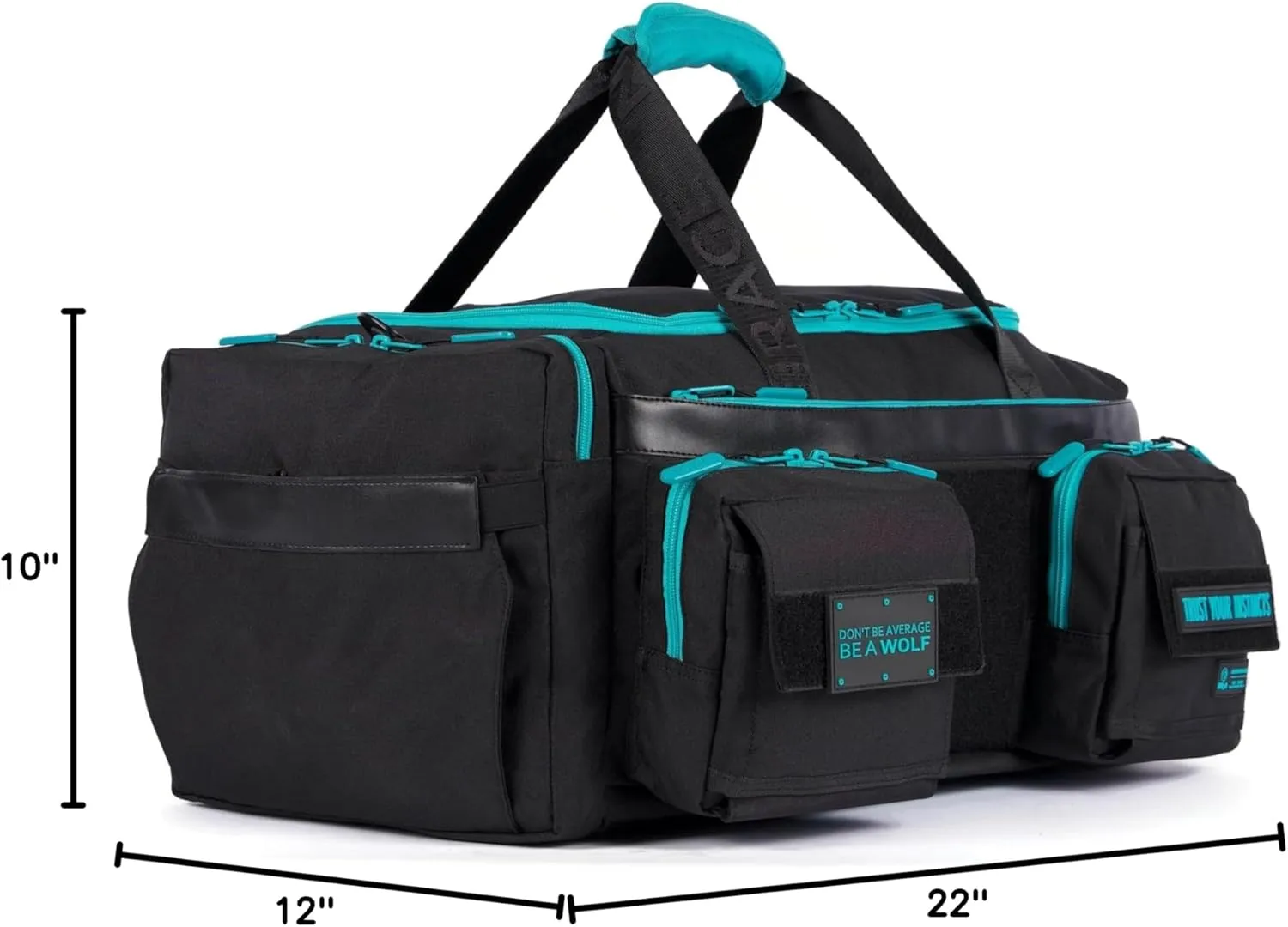 WOLFpak 40L Duffle Bag (Fierce Aqua)