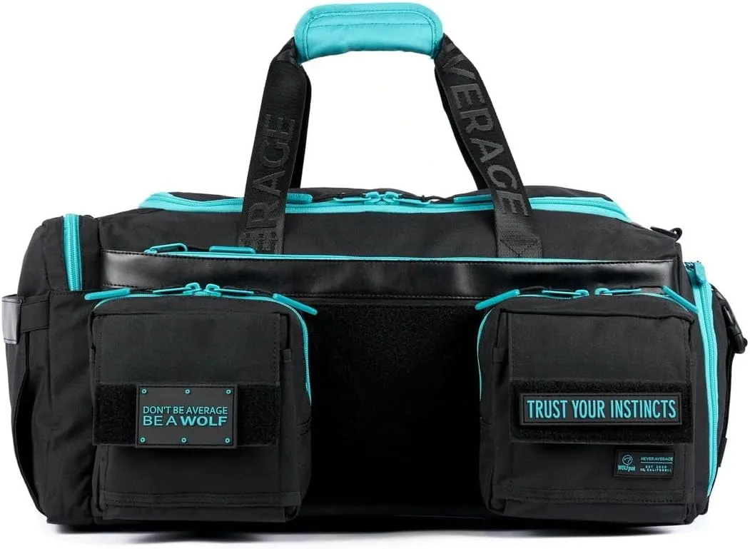 WOLFpak 40L Duffle Bag (Fierce Aqua)
