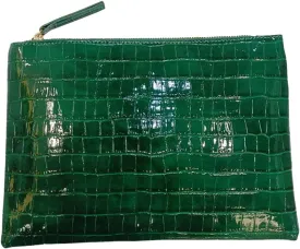 Women Envelope Clutch Purse Bag Fashion Crocodile Embossed PU leather Oversized Ladies Evening Party Clutches
