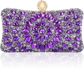 Women's Evening Bags Sparkly Rhinestone Clutch Purses Luxury Handbags