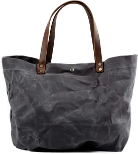 WUDON Waxed Canvas Travel Tote Bag - Extra Large Carryall Shoulder Bag for Women