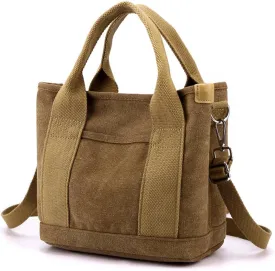 Wxnow Canvas Messenger bags for women,Tote Crossbody Shoulder Bag Satchel Purse