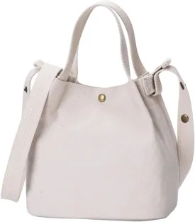 YONBEN Canvas Crossbody Bag Handbag - Small Tote Bag with Comfortable Handles - Lightweight and Stylish